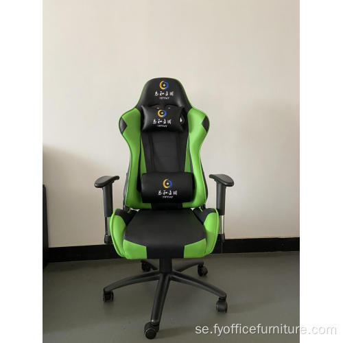 Läder Benstöd Racing Gaming Löstagbar Stol